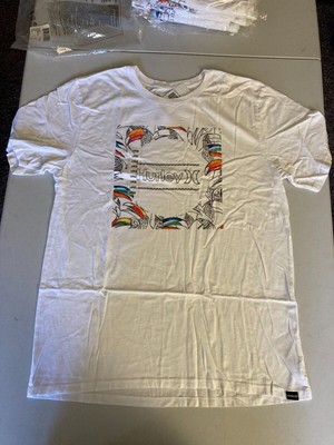 Hurley Men's Everyday Washed Toucan Aviary T-Shirt in White-Small