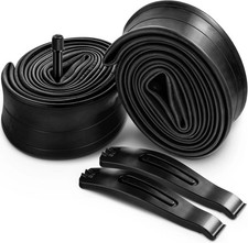 2PCS Premium Bike Tubes Compatible for 26 Inch X 1.75/1.95/2.10/2.125 Bike Tire,