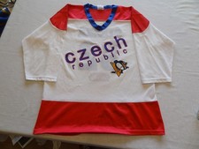 Pittsburgh Penguins SGA Martin Straka Hockey Jersey Czech Youth Large Flaws  