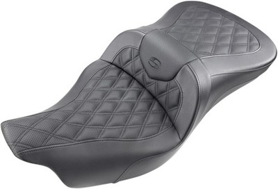 SADDLEMEN 808-07B-182T Roadsofa Seat - Full Lattice Stitch  - '09-'23 FLHTCUTG