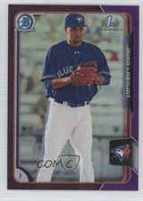 2015 Bowman Chrome Prospects Purple Refractor 220/250 Jairo Labourt #BCP94 0a1