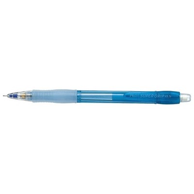 Pilot Mechanical pen super grip knock 0.5 transparent blue 10 Pieces