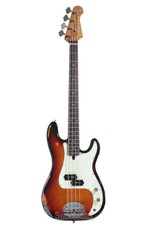 Lakland USA Classic 44-64 Bass Guitar - Aged 3-tone Sunburst, Sweetwater
