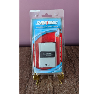 Rayovac 3000mAh Replacement Battery for LG Cell Phones CEL11673 Silver Black