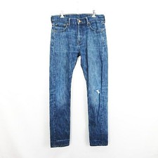 Levi's 510 Skinny Crush Stretch Denim Jeans Blue 30 Waist Used