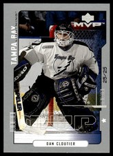 2000-01 Upper Deck MVP First Star Dan Cloutier 25/25 Lightning #159 *Noles2148*