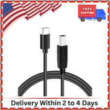 Flexible 6Ft USB C to USB B Printer Cable for Macbook Pro/Air, Compatible Yamaha