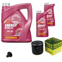 Mann Inspektionspaket 7L Mannol Energy 5W-20 FüR Chrysler Voyager IV 3.3