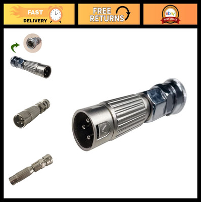 3 XLR Connector Quick Air System Adapter for Vac-U-Lock Machine Attachments