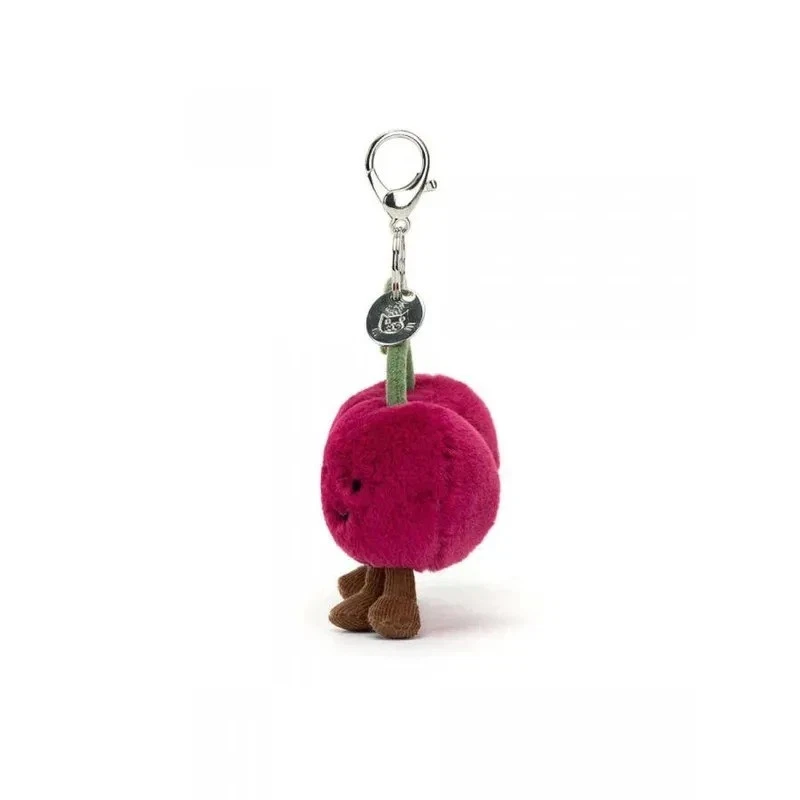 Jellycat Amuseables Cherries Bag Charm Key Chain Plush Cute Gift New with Tags - Image 2 of 3