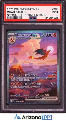 Pokemon 2023 Charizard ex 199/165 SIR Scarlet & Violet 151 PSA 9