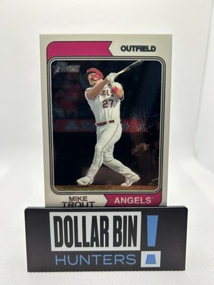 2023 Topps Heritage - Mike Trout #5 Chrome /999