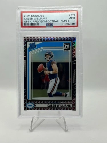 2024 Donruss - Rated Rookie Caleb Williams #327 Optic Preview Football PSA 9