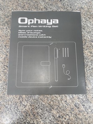 Ophaya 3 in 1 Digital Smart Pen Writing Set W Smartpen Reusable Board & Notebook