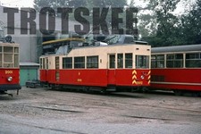 35mm Slide POLAND Warsaw Tram Strassenbahn 2002 c1976 Original Polish