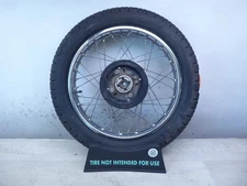 1975 Honda CB360 Twin H14498) chrome rear wheel rim with sprocket 18in 