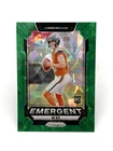 2024 Panini Prizm - Emergent Bo Nix #3 Green Ice Prizm Rookie Card (RC)