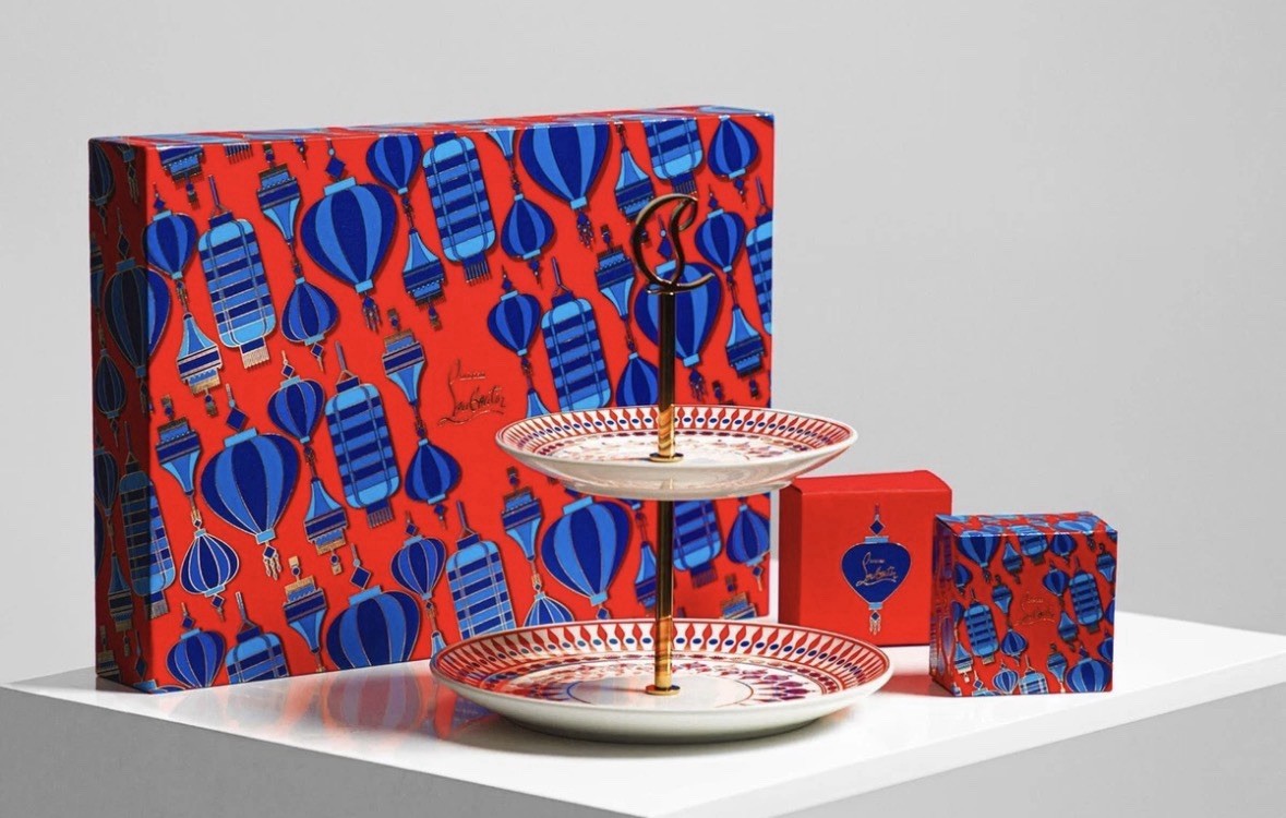Christian Louboutin 2022 Tiered Porcelain Dish Set
