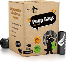 Extra Thick Lavender-Scented Dog Waste Bags - Leak-Proof Easy-Tear for Eco-Fri