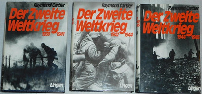 ''Der Zweite Weltkrieg'' Band 1-3, Raymond Cartier, gebr.
