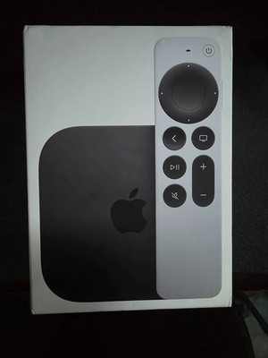Apple TV 4K 3rd Gen. 128GB Media Streamer - Black, Wi-Fi +