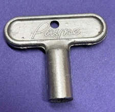 Vintage Payne Clock Wind Up Key with 1/4" Square Opening