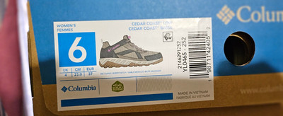 Columbia Cedar Coast Low Women s Shoes Pink US 6 Medium New w/ Box