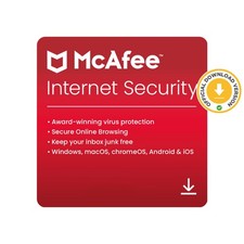 McAfee Internet Security 2026  3 Years 1 Device  Antivirus  Download