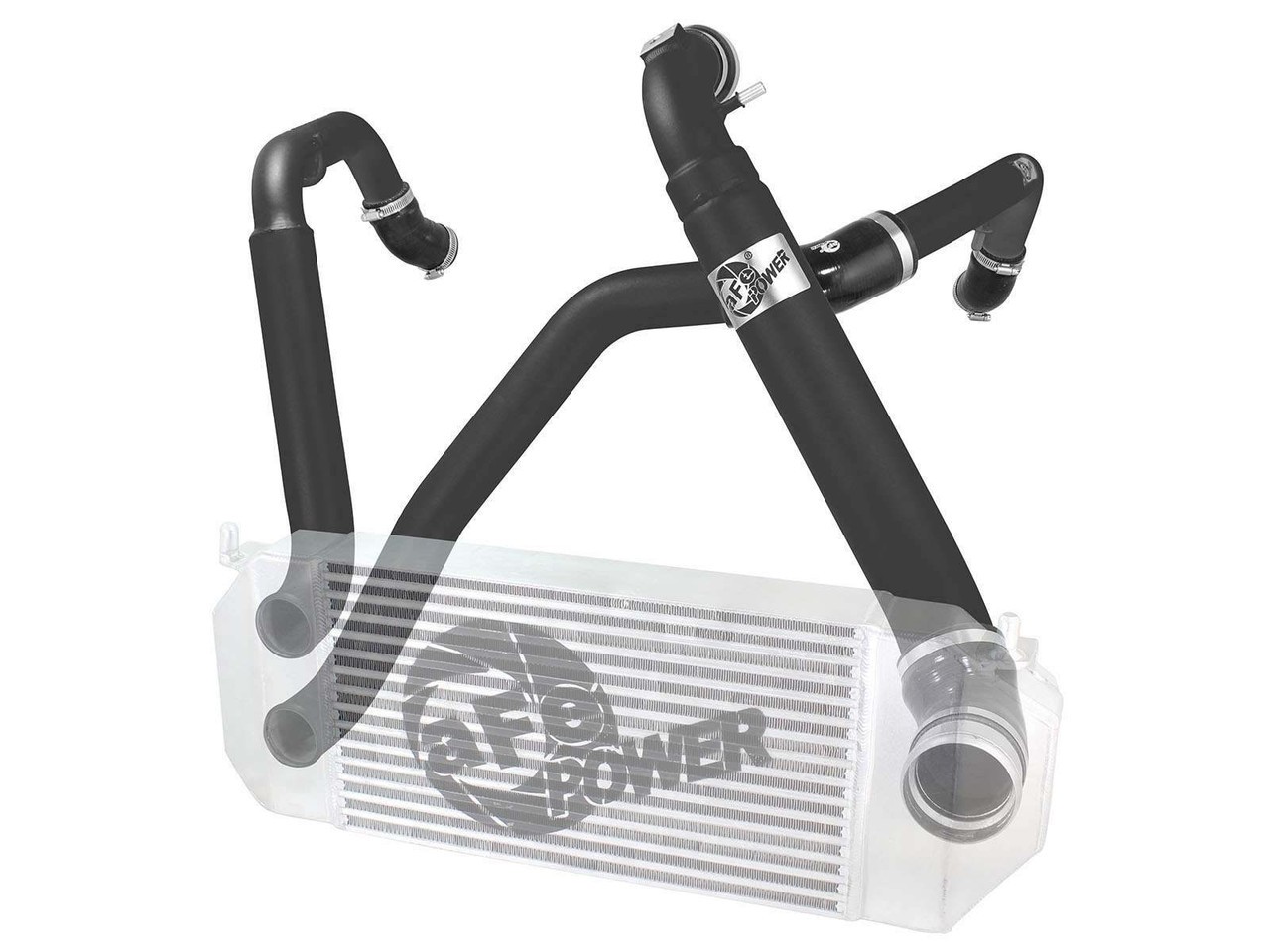 46-20214-B BladeRunner Aluminum Hot and Cold Charge Pipe Kit Black Ford F-150