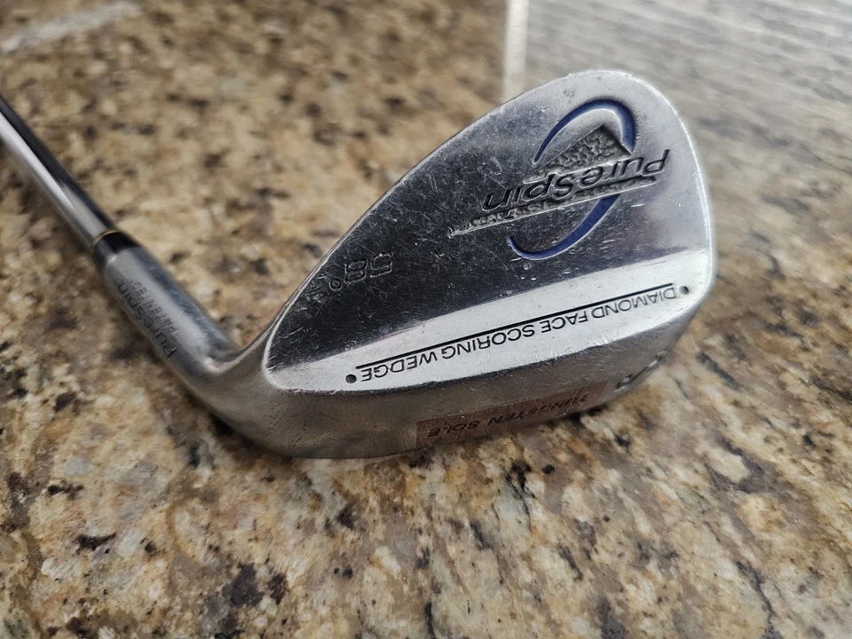 RH Pure Spin S2 Tungsten Sole Diamond Face Sand Wedge 58° Wedge-Flex Steel Shaft - Image 2 of 4