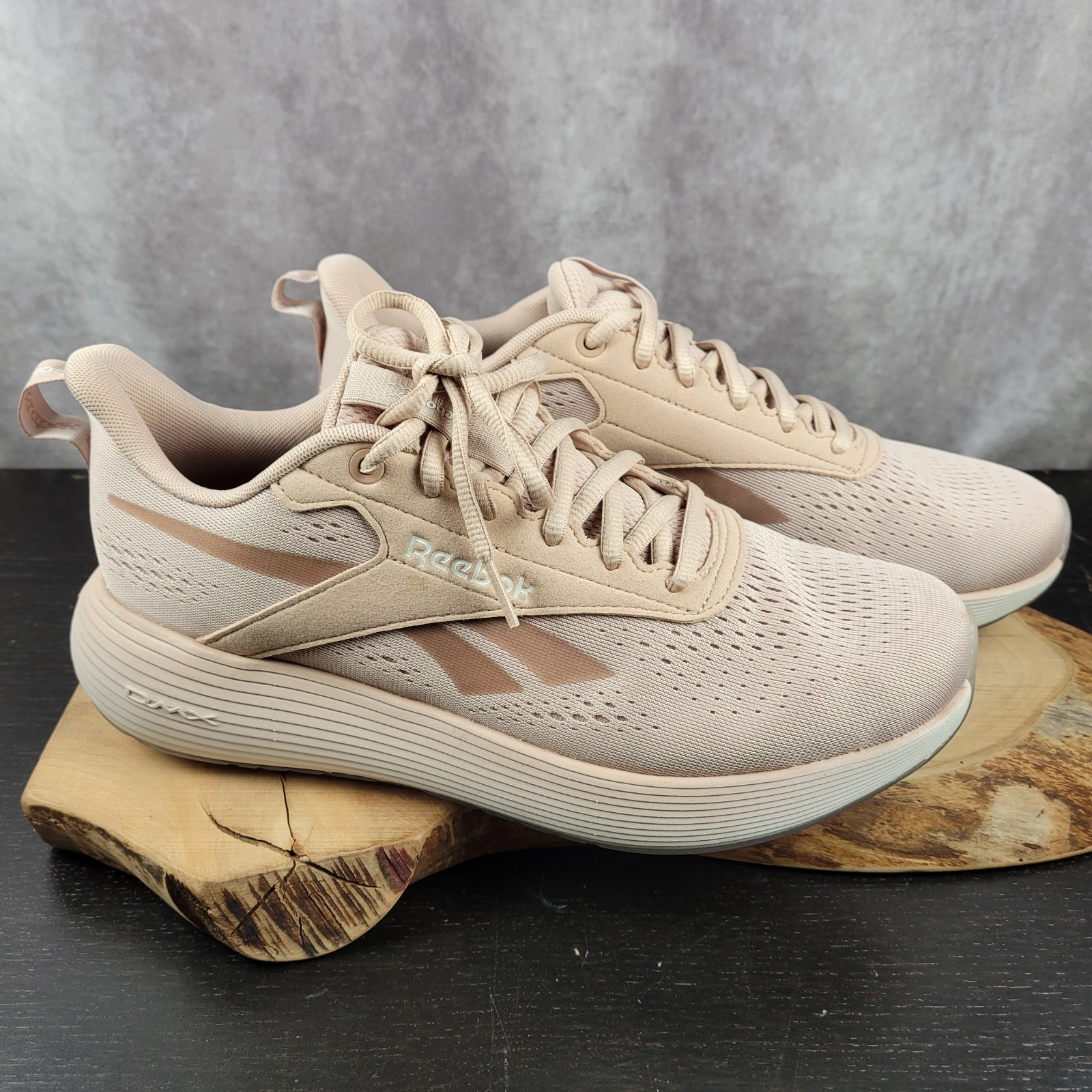 Reebok Shoes Women's DMX Comfort+ Slip-on Sneaker Pinstu/Chalk/Moonstone Size 10