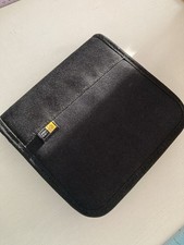 Vintage Case Logic CD-24 Capacity Classic CD Wallet Black Nylon Zipper