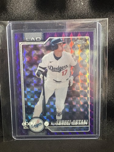 2026 Topps Chrome Shohei Ohtani Purple Geometric Refractor #/75 Dodgers