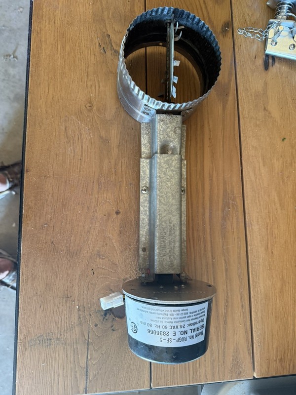 flue damper  239 42973 00b model RVGP-SF-5