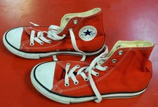 Converse Chuck Taylor All Stars Red High Top Youth Size 3 Kids
