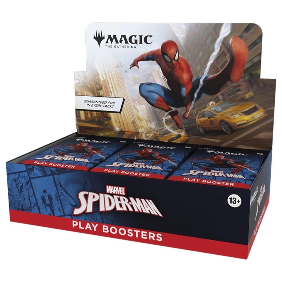 MTG Magic the Gathering: Marvel's Spider-Man Play Booster Box Spiderman NEW