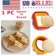 1PC Stainless Steel Sandwich Cutter and Sealer Sandwich Mold Toast Cutting