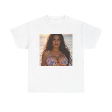 Salma Hayek Model Graphic T-Shirt Gift NEW Unisex Heavy Cotton Tee