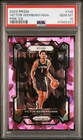 2023 PANINI PRIZM PINK ICE #136 VICTOR WEMBANYAMA ROOKIE RC PSA 10