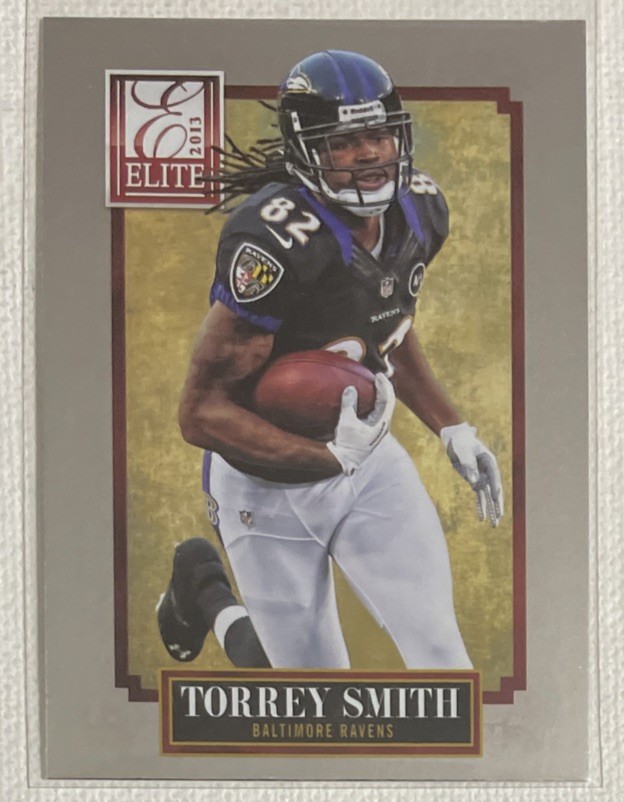 2013 Elite Football Torrey Smith Card #9 Ravens Complete Your Set!