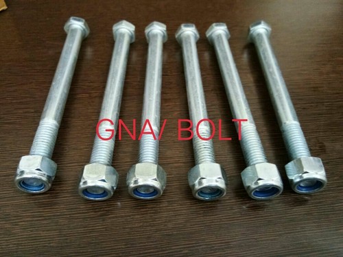 Jcb Bolt & Nut M12 X 120, Pack Of 6 Pcs ( Part # 826/01642 1370/0403D) - Picture 2 of 6