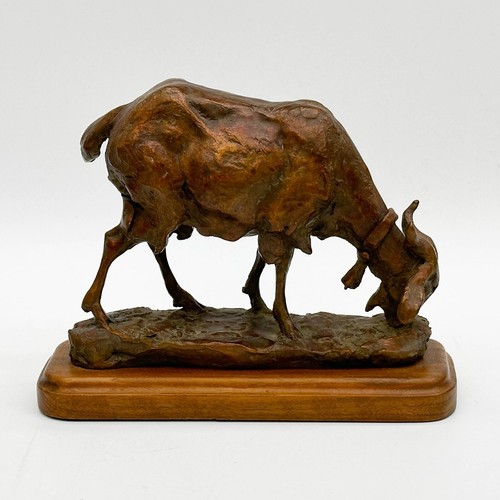 Sandy Scott Bronze Ziegenskulptur Künstler signiert Ltd Ed/100 - Bild 2 von 6