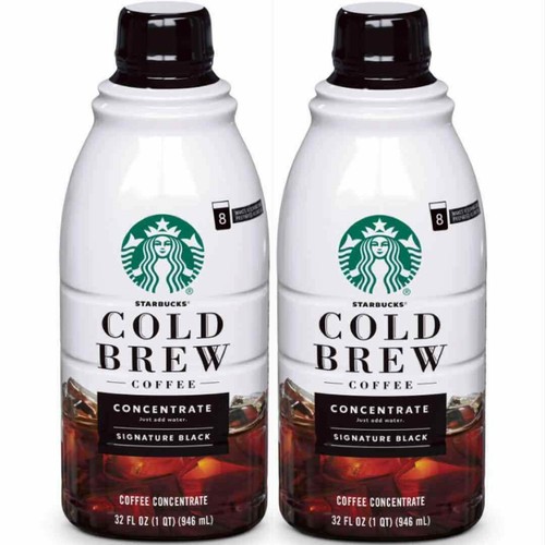 2 Bottles Starbucks Cold Brew Coffee 