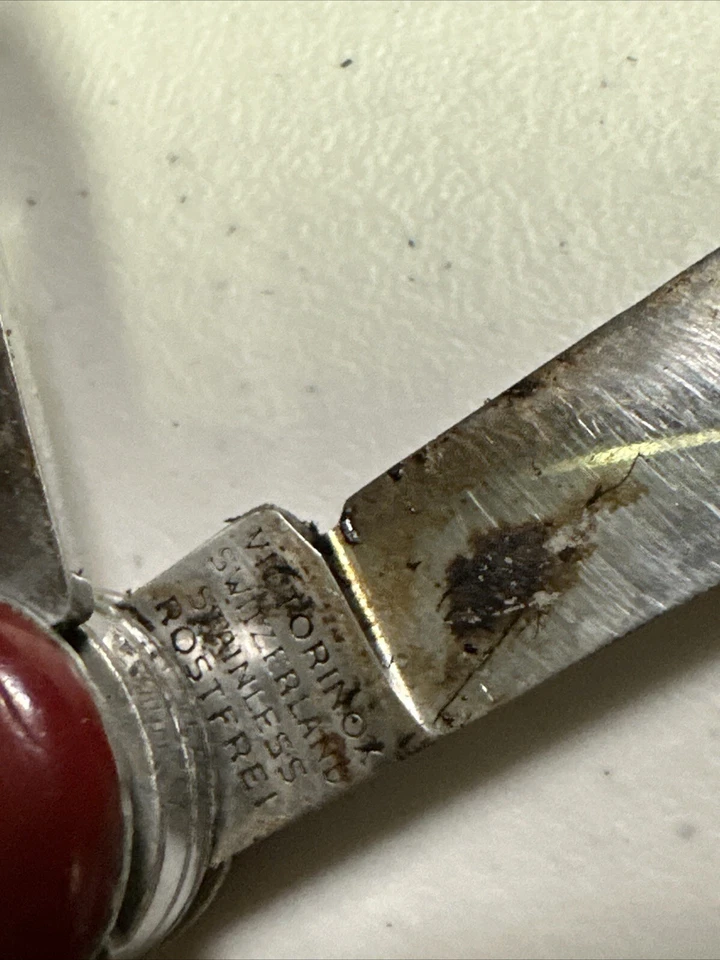 RARE Victoria Vintage Victorinox Huntsman/handyman MAU 91mm Swiss Army Knife 50s - Image 2 of 4