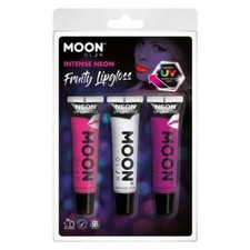 Moon Glow Intense Neon UV Fruity Lipgloss M37104 Costume Make Up