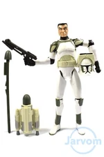 Star Wars 3.75" Anti-Hailfire Droid Squad Clone Aerial Recon Loose Complete