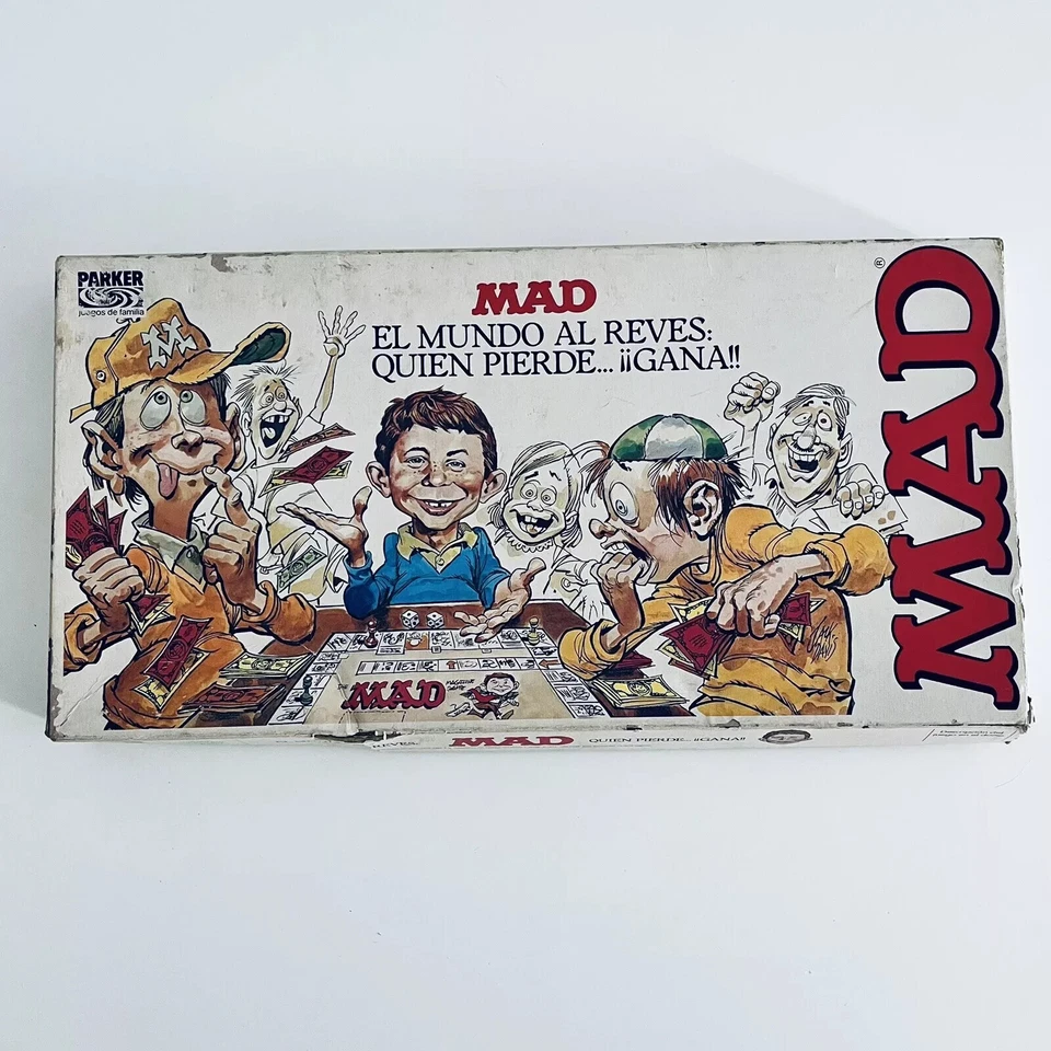 Juego de mesa MAD El mundo al reves 1982 España Parker Brothers Completo - Imagen 3 de 4