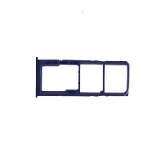 SIM Micro SD Card Tray Dual for Samsung Galaxy A71 Silver Replacement Part