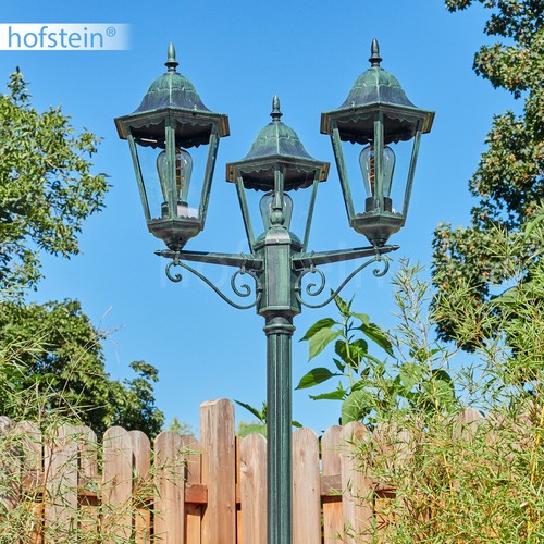 Lámpara de pie caminos exteriores lámpara candelabro linterna jardín patio terraza iluminación - Imagen 9 de 10