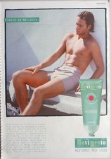 1997 Movimento Massage Gel Shirtless Man Magazine Print Ad MAX Italian